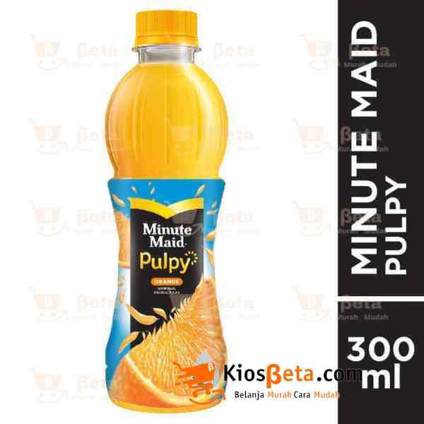 Minuman Botol Minute Maid Pulpy Orange Botol 300 ml