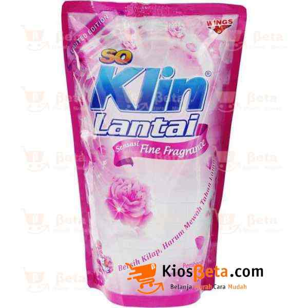 Pembersih Lantai Soklin Sensasi Fine Fragrance Sweet Love 800 ml