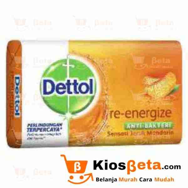 Sabun Batang Dettol Re-Energize 105 gr