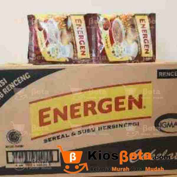 Sereal Energen Renteng 10 pcs Cokelat 34 gr - Karton