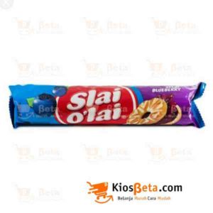 Snack Biskuit Roma Slai O'Lai Blueberry 128 gr