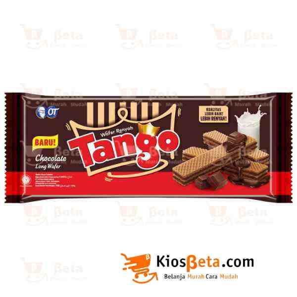 Wafer Tango Renyah Long Wafer Coklat 130 gr