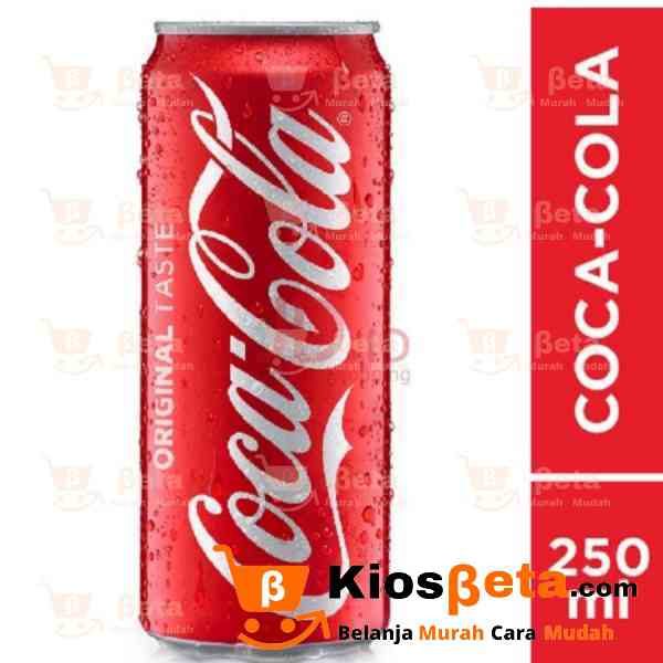 Minuman Ringan Coca Cola Slim Kaleng 250 ml