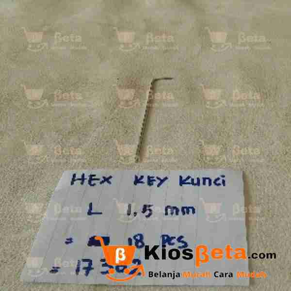 Hex Key Kunci L 1,5 Mm