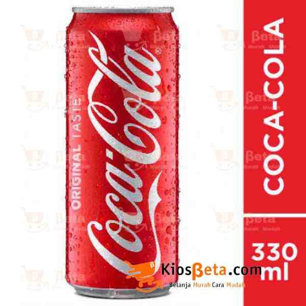 Minuman Ringan Coca Cola Kaleng 330 ml