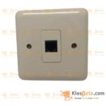 Stop Kontak Telepon Tanam Okachi Krem