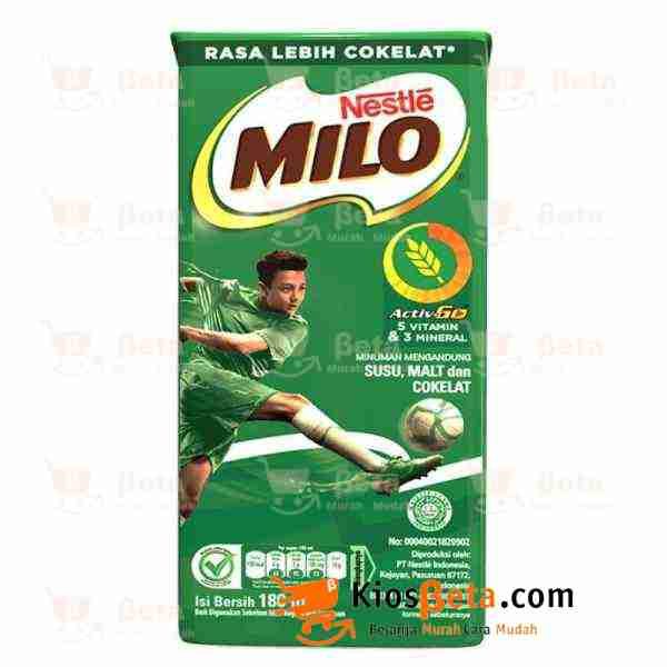 Susu Cair Milo UHT Kotak 180 ml