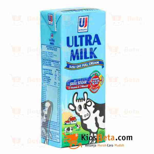 Susu Cair Ultra Milk Full Cream 200 ml