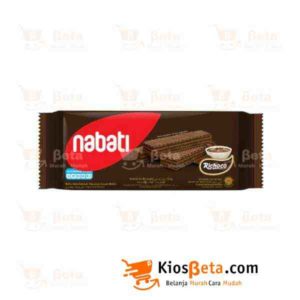 Wafer Richeese Nabati Cokelat 132 gr