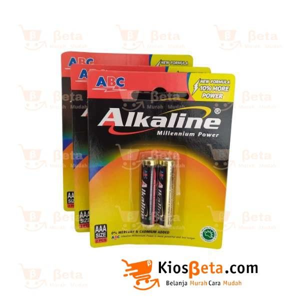 Baterai Alkaline Kecil - AAA 2 Pcs 1.5 V