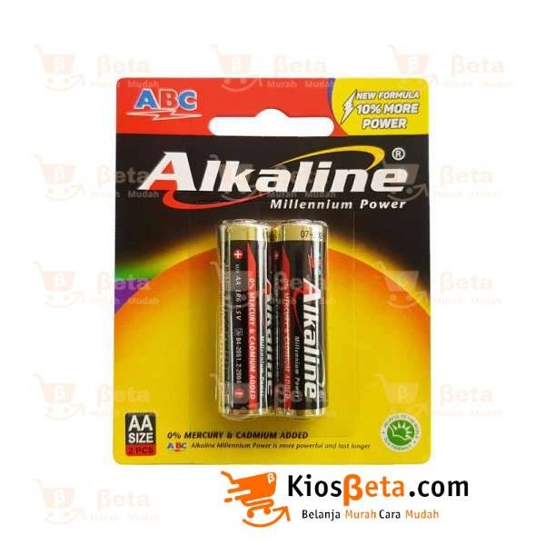Baterai Alkaline Sedang - AA 2 Pcs 1.5 V