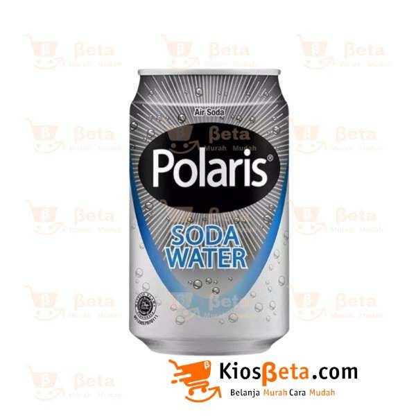 Minuman Soda Water Polaris Kaleng 330 ml