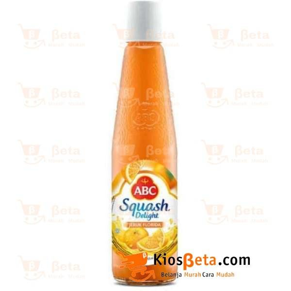 Sirup ABC Squash Delight Orange Botol 460 ml