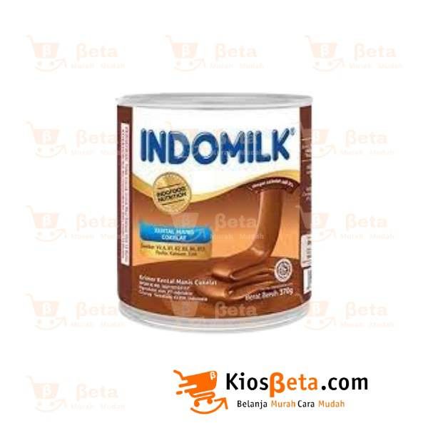 Susu Kental Manis Indomilk Cokelat Kaleng 388 gr
