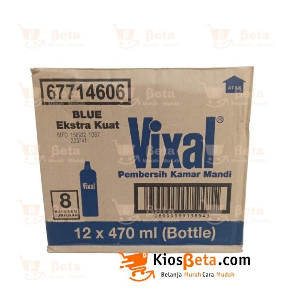 Pembersih Porselen Vixal Extra Kuat Botol 470 ml - Karton