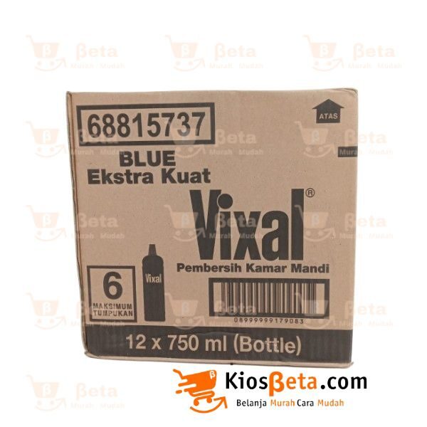 Pembersih Porselen Vixal Extra Kuat Botol 780 ml - Karton