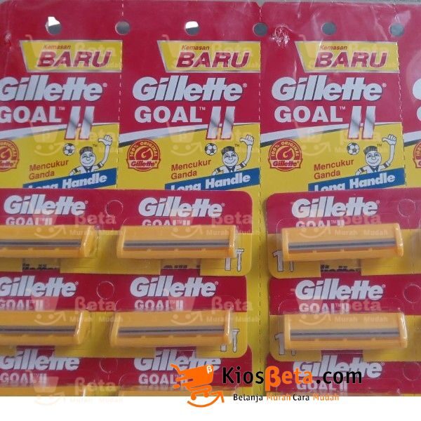 Pencukur Gillette Goal Gagang Kuning Pcs