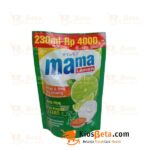Sabun Pencuci Piring Mama Lime Jeruk Nipis Extra Power Clean Refill 230 ml