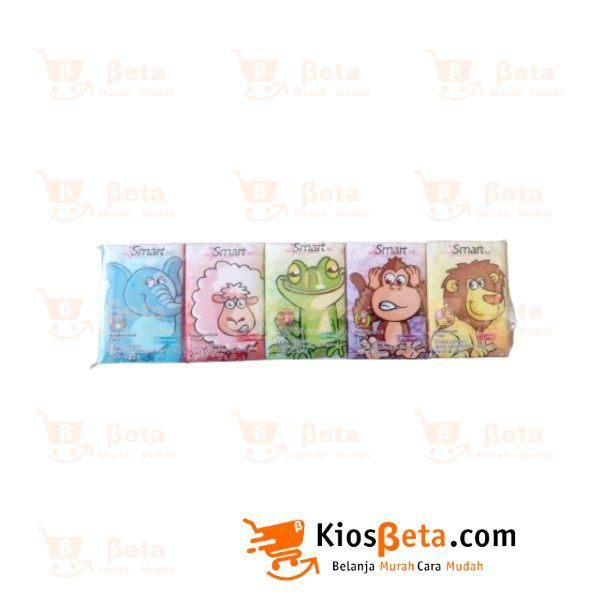 -- .Tisu Smart Facial Travel 12 Sheet - Pack